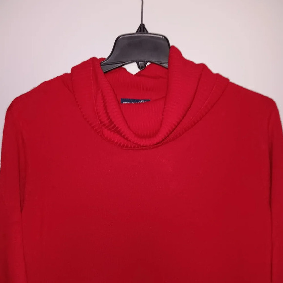 Venezia lane Bryant jeans women's tunic sweater size 22/24 red long slee… - Picture 5 of 6